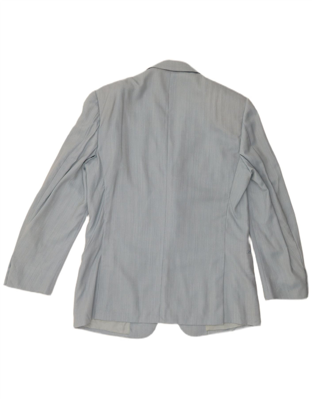 Ermenegildo Zegna Veste Blazer 3 Boutons Homme IT 50 Grande Laine Bleue