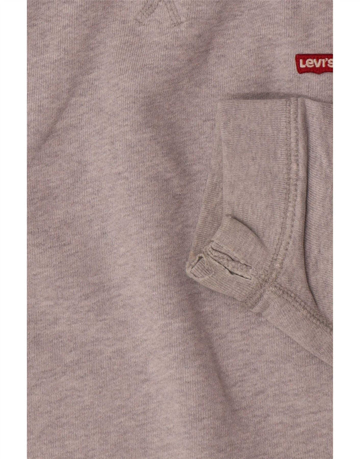 Levi's Sweatshirt Jumper Homme Gris Moyen Coton