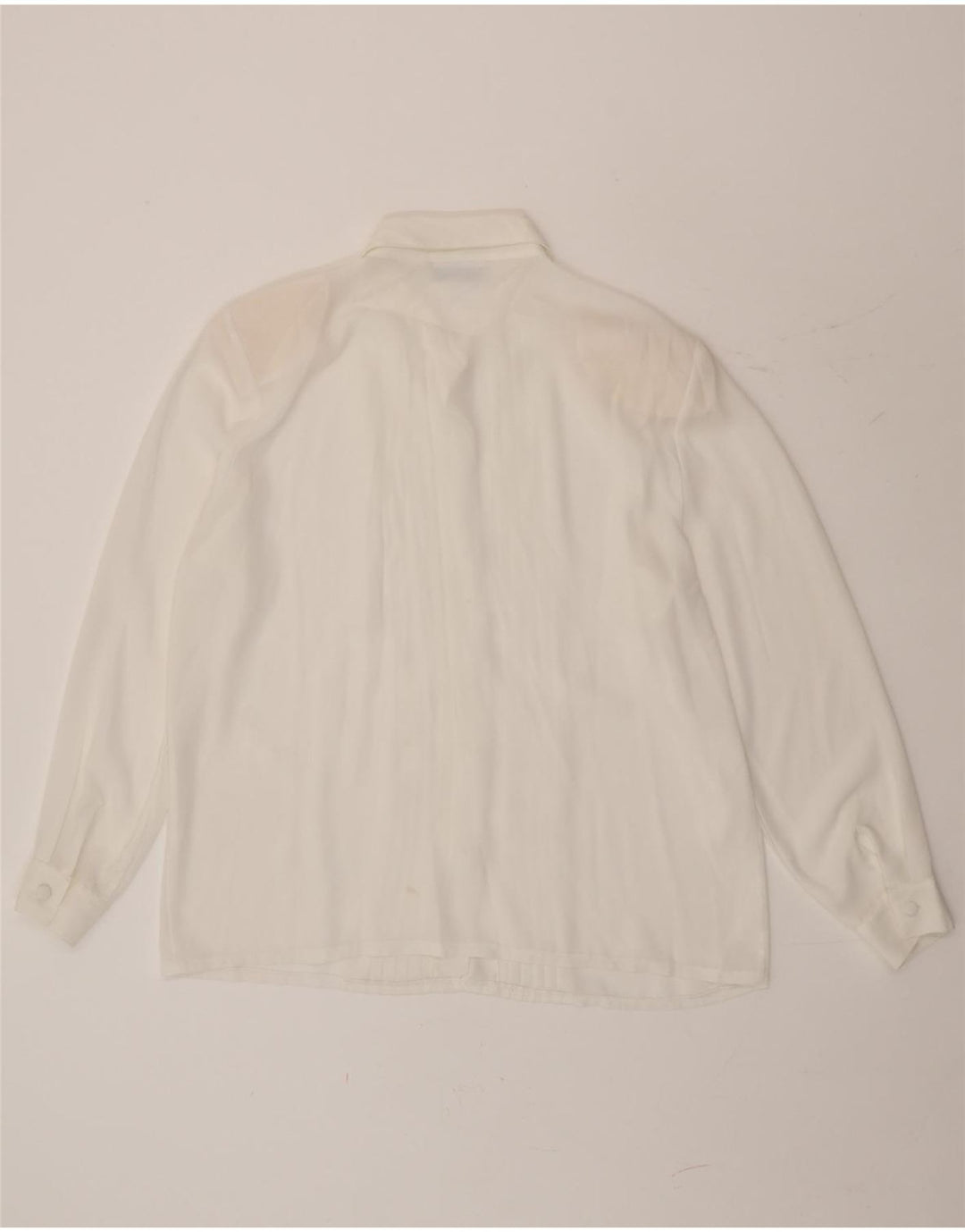 Alfred Dunner Chemisier transparent pour femme UK 14 Large Blanc