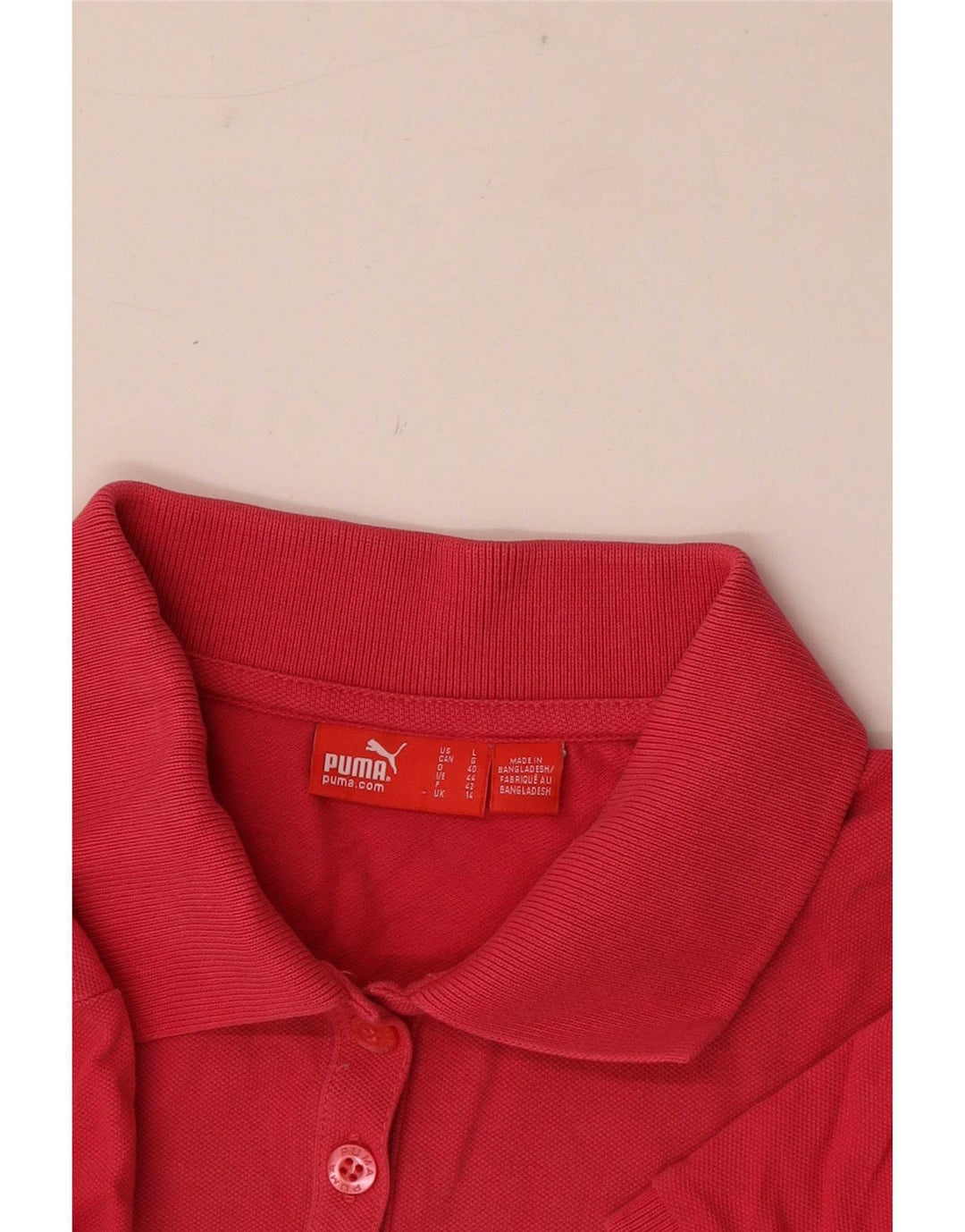 Puma Polo Femme UK 14 Rose Moyen