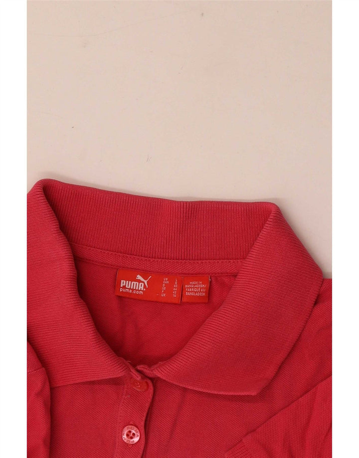 Puma Polo Femme UK 14 Rose Moyen