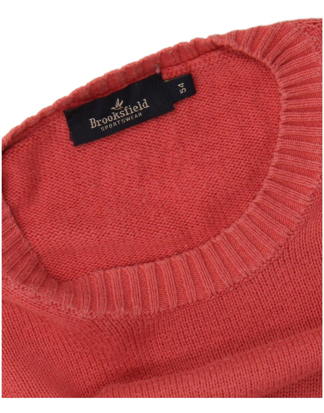 Brooksfield Pull col rond pour homme IT 54 XL Rose