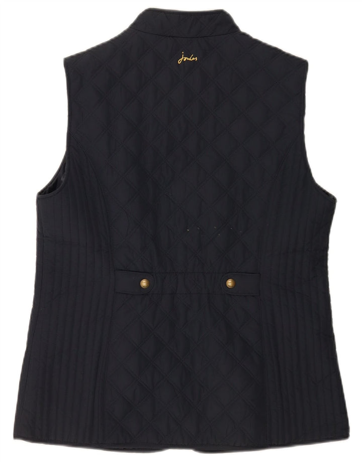 Joules Gilet matelassé pour femme UK 14 Large Bleu Marine Polyester