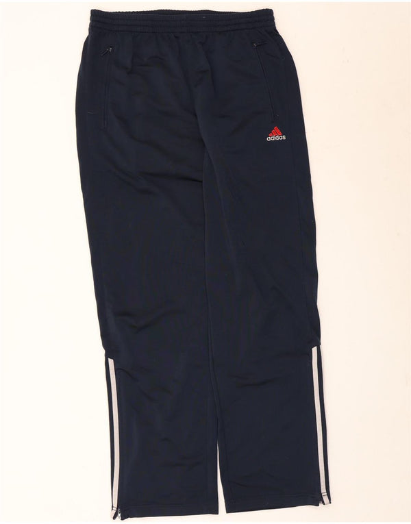Adidas Pantalon de survêtement pour homme UK 42/44 Large Bleu Marine Polyester