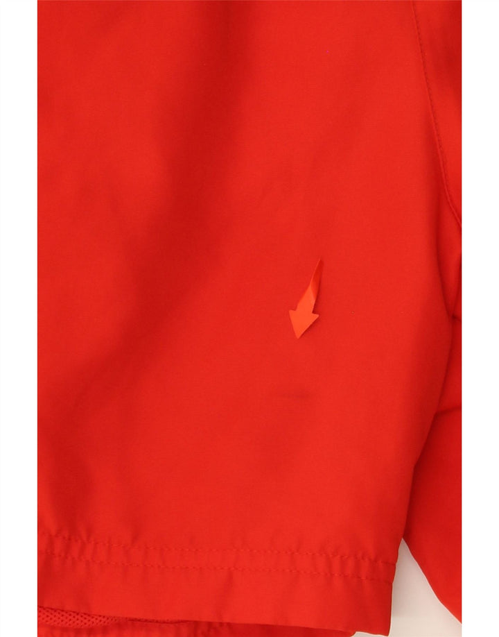 NIKE Short de sport graphique pour hommes, petit, rouge, polyester