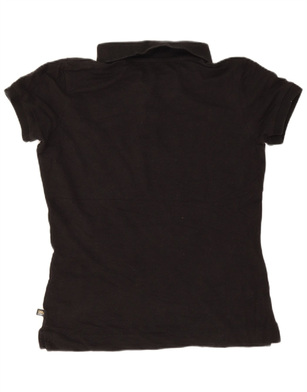LEE Polo Fille 13-14 Ans Grand Noir Coton