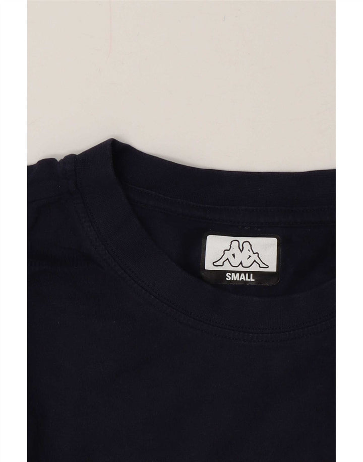 Kappa T-Shirt Graphique Homme Petit Bleu Marine