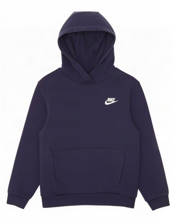 Nike Pull à capuche fille 10-11 ans Bleu marine moyen Coton