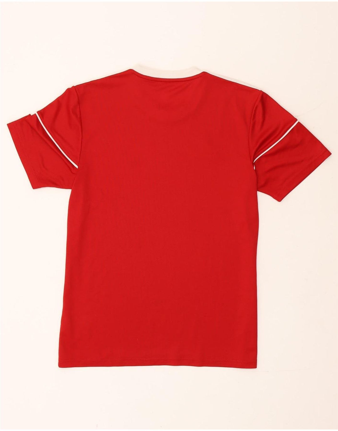 Adidas Hommes Climalite T-Shirt Haut Petit Rouge Polyester
