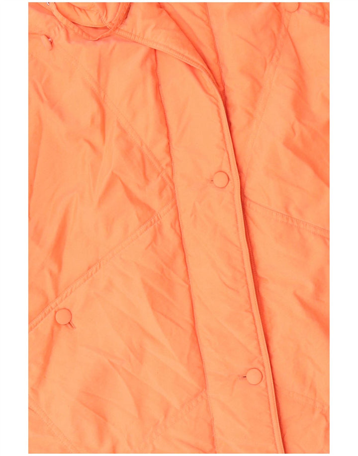 YESSICA Manteau rembourré pour femme US 21 3XL Orange Polyester