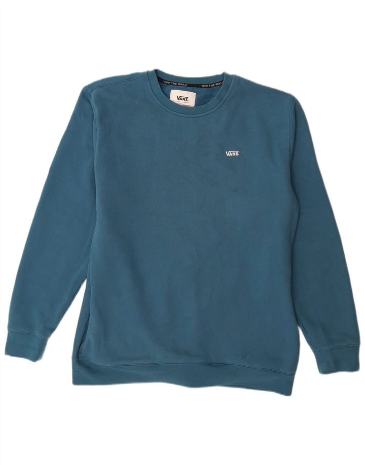 VANS Sweat-shirt pour hommes en coton bleu grand