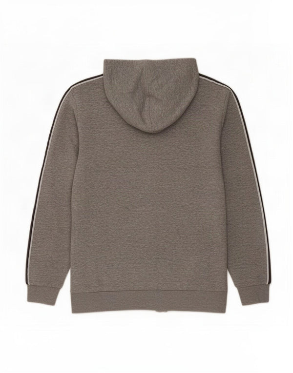 Champion Pull à capuche zippé graphique pour garçon 13-14 ans XL Gris Colorblock
