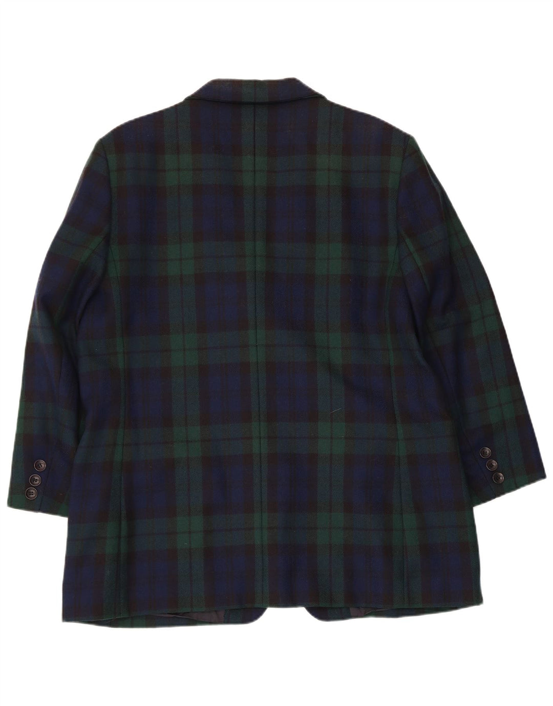 Steinbock Veste blazer à 3 boutons pour femme UK 18 XL Bleu marine à carreaux