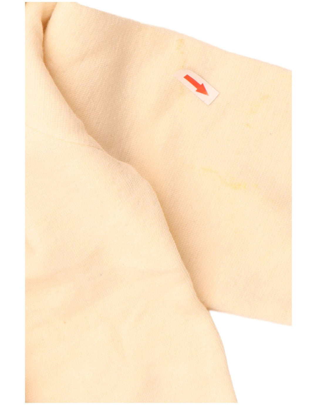 Zara Pull à col ras du cou pour homme, grand, en acrylique beige