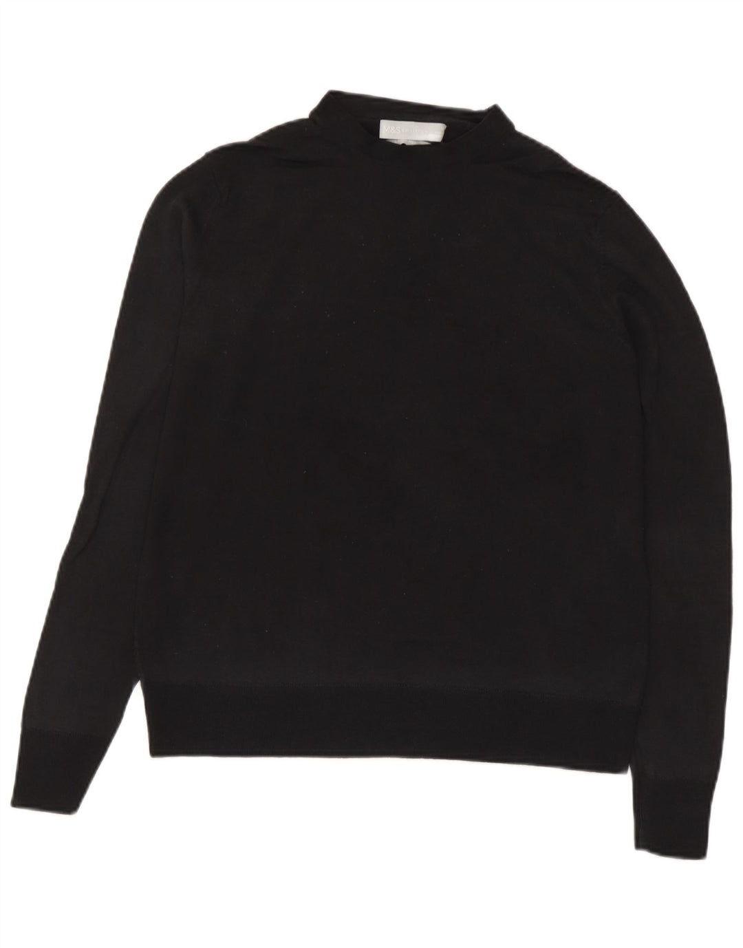 Marks & Spencer Pull col roulé pour femme UK 10 Small Noir