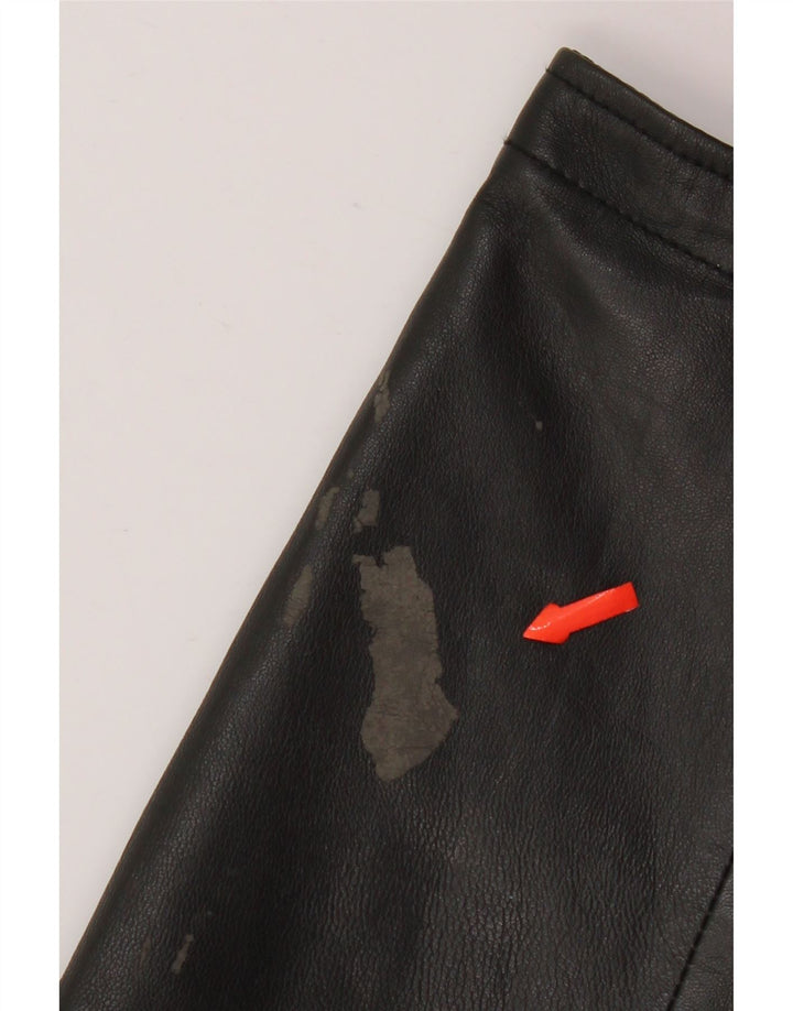 Conbipel Veste en Cuir Bomber Homme IT 48 Cuir Noir Moyen