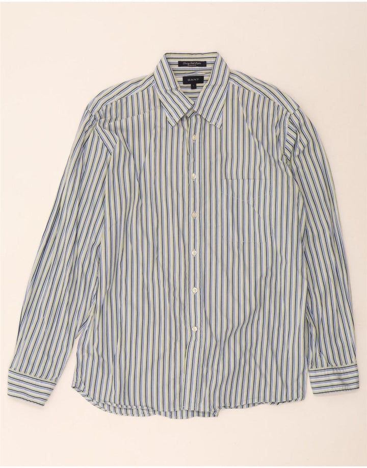 Gant Chemise Regular Fit Homme Bleu Rayé Coton