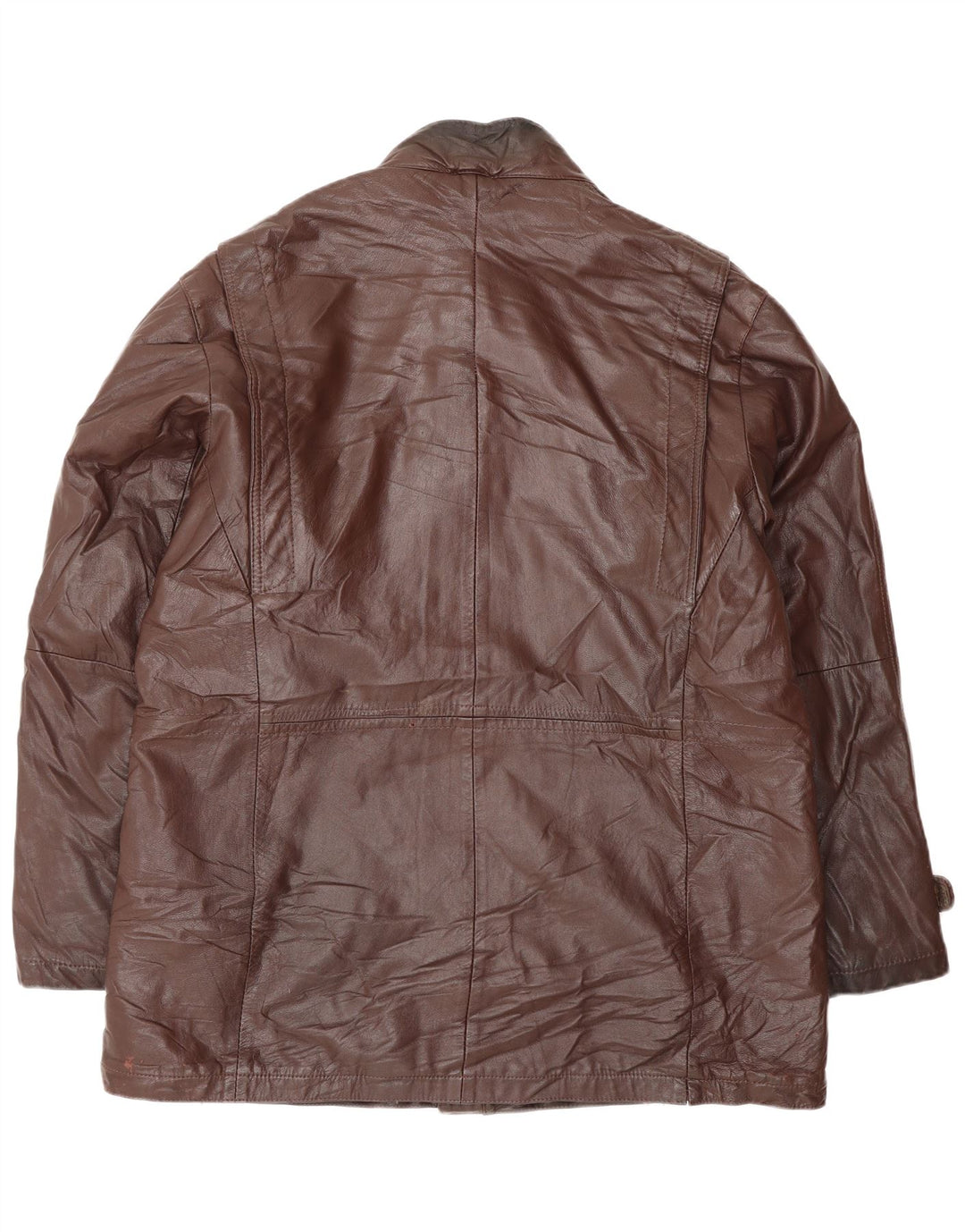 veste en cuir homme vintage IT 52 XL Marron