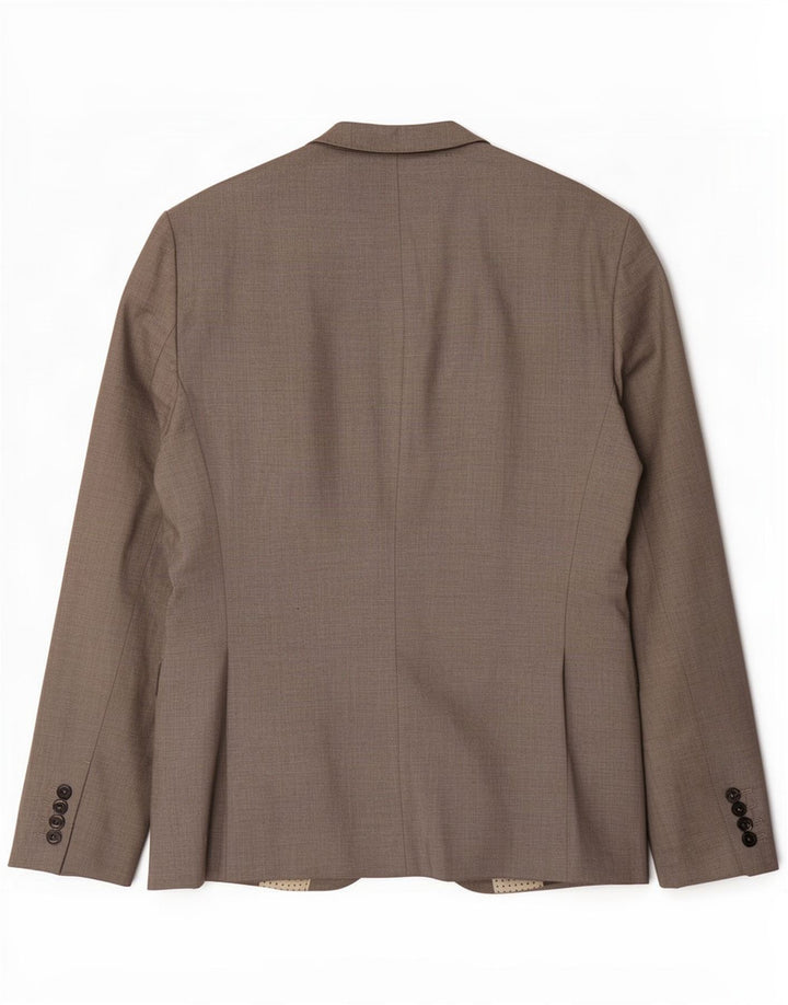 Zara Veste Blazer 2 Boutons Homme EU 52 Large Gris