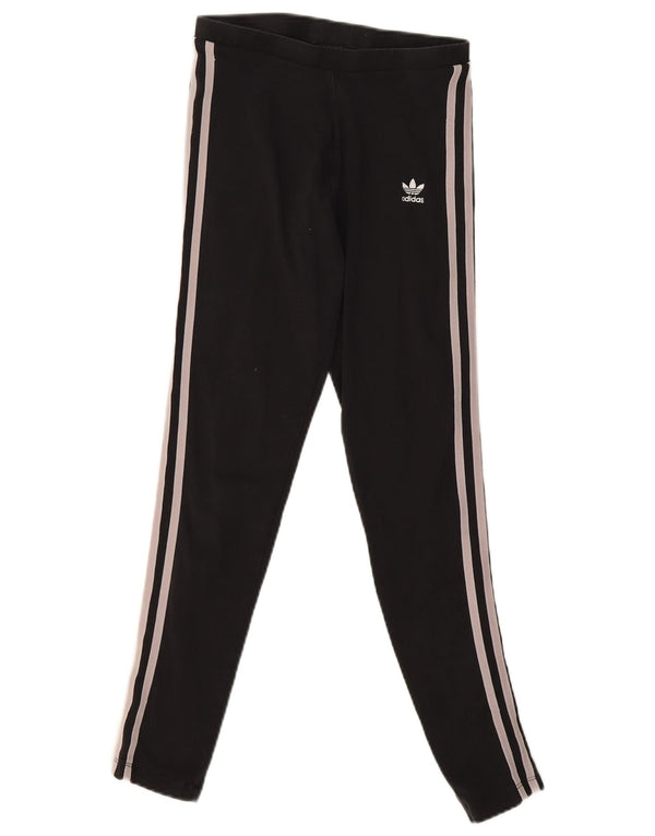 Adidas Leggings Femme UK 8 Petit Coton Noir