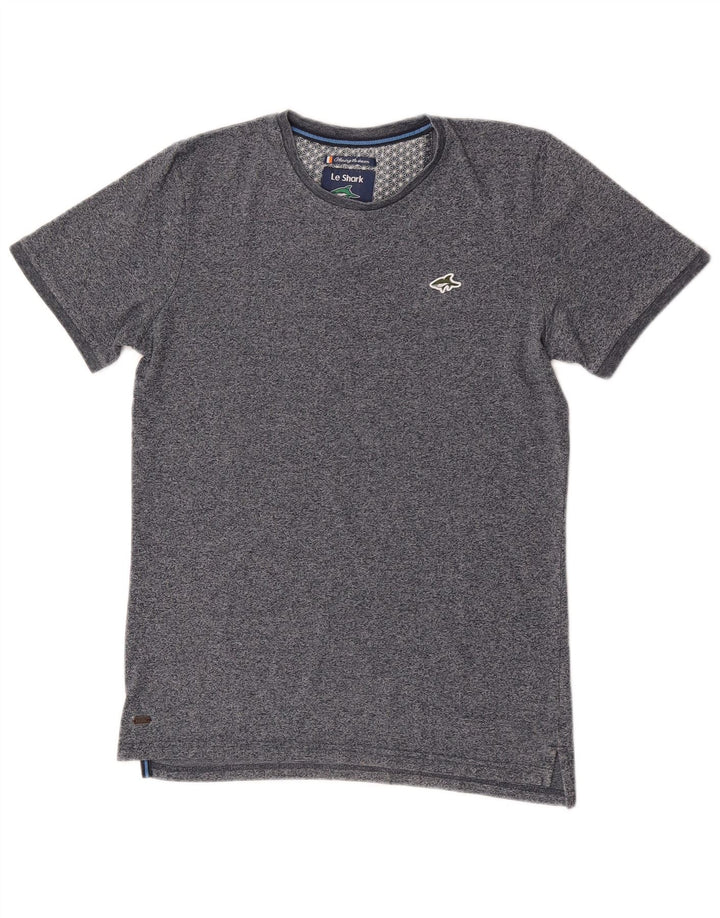 Le Shark T-Shirt Homme Haut Petit Gris Moucheté