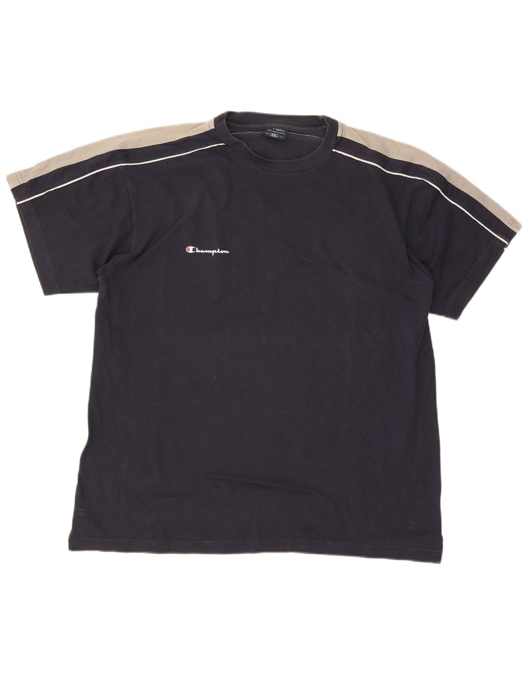 Champion T-Shirt Homme Top 2XL Bleu Marine Colourblock