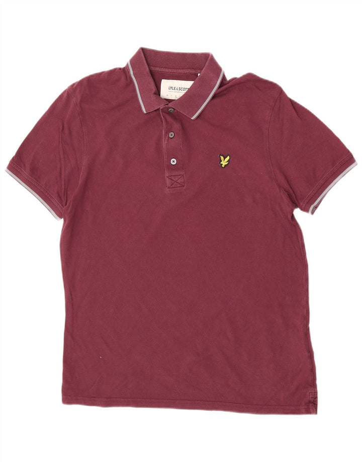 Lyle & Scott Polo Homme Marron Moyen Coton