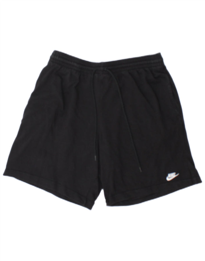 Nike Short de sport pour homme en coton noir moyen
