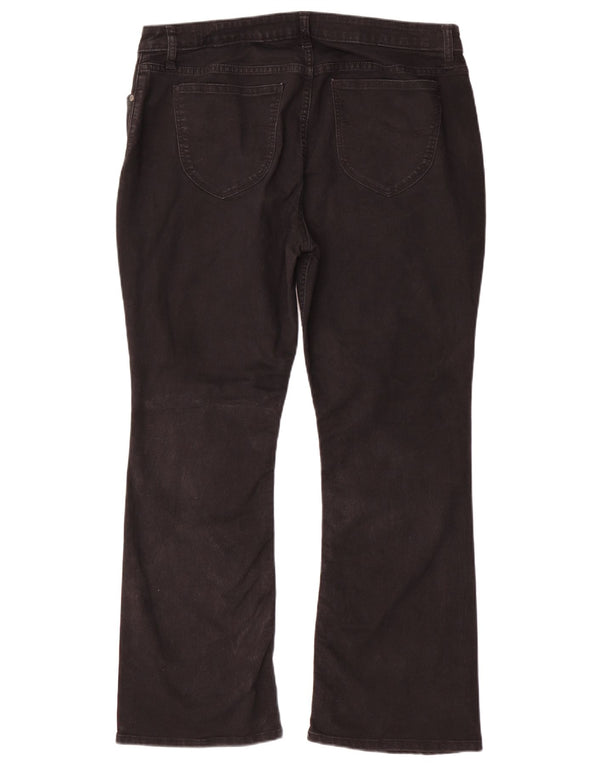 Lee Riders Jean bootcut taille moyenne pour femme US 18 2XL W36 L28 Coton noir