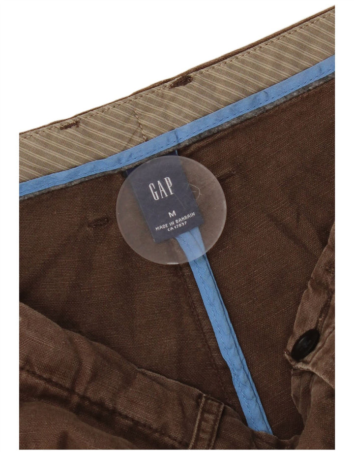 Gap Bermuda Regular Loose Fit Homme Medium W32 Lin Marron