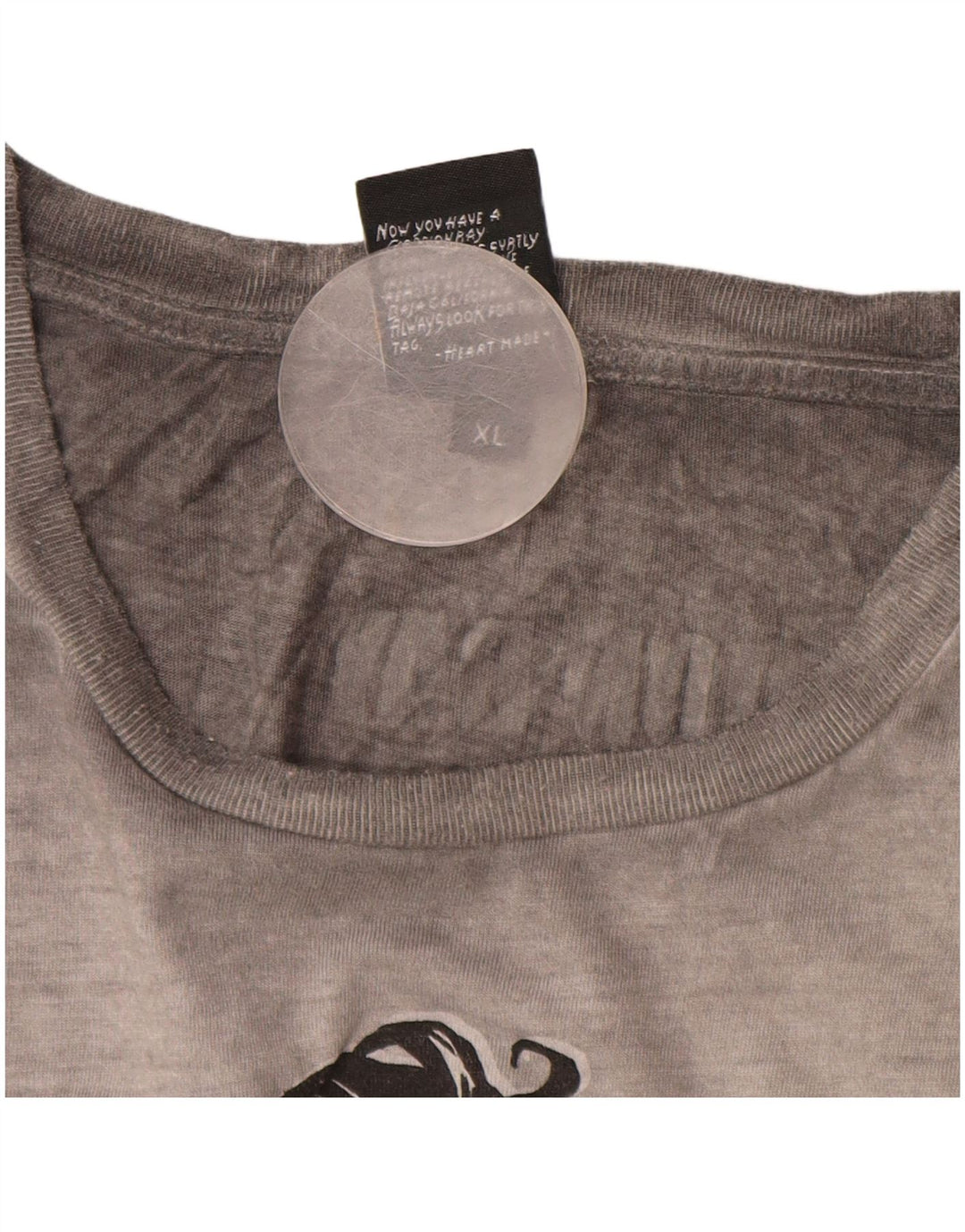 Scorpion Bay Haut Graphique Homme Manches Longues XL Gris Coton