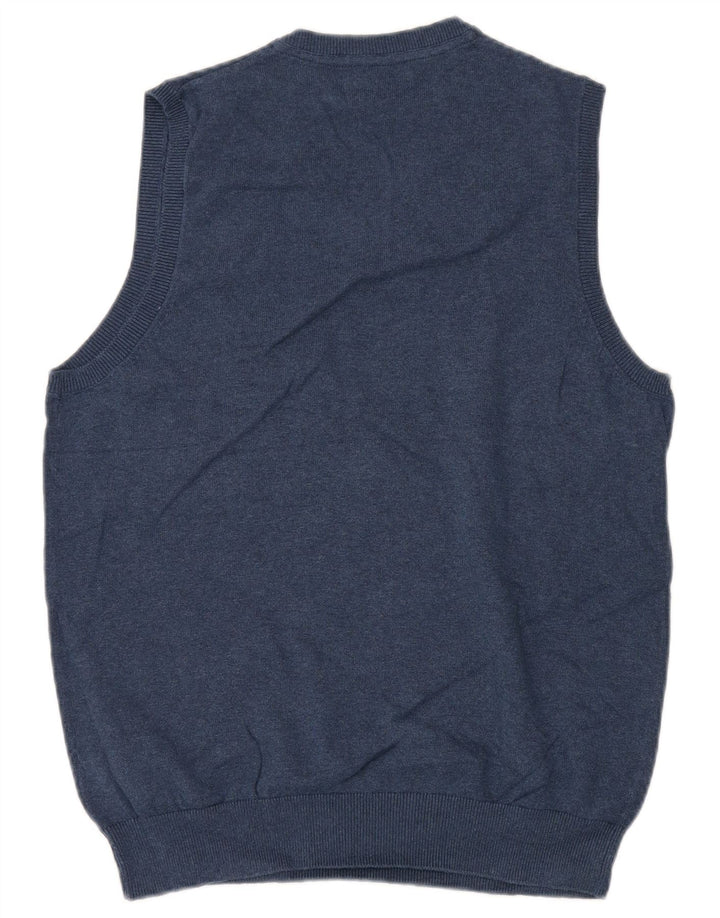 MARKS & SPENCER Débardeur Gilet Homme Bleu Marine Moyen Coton