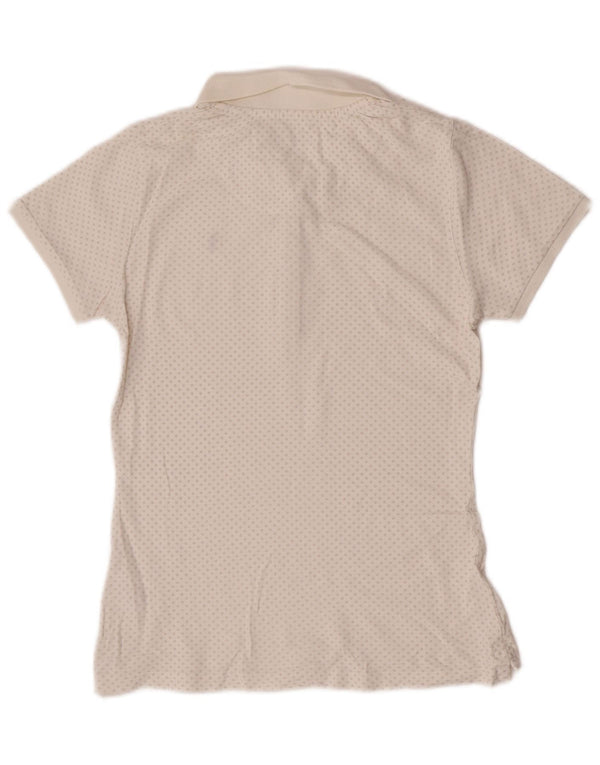 Refrigue Polo Femme UK 10 Petit Blanc Argyle/Diamant Coton