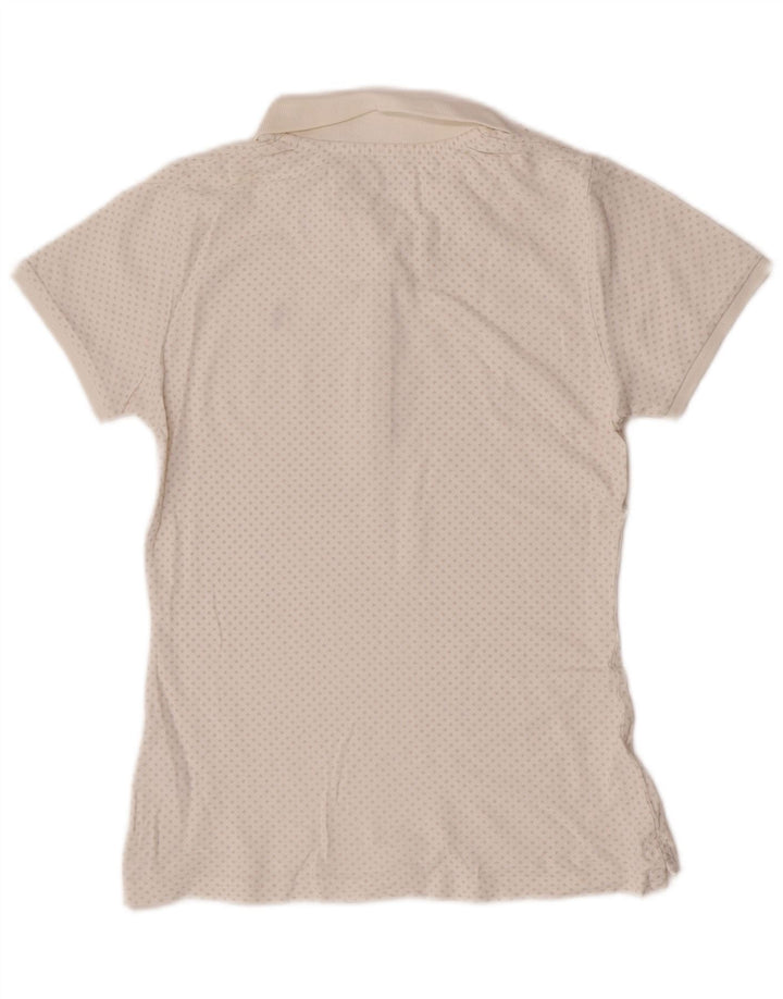 Refrigue Polo Femme UK 10 Petit Blanc Argyle/Diamant Coton