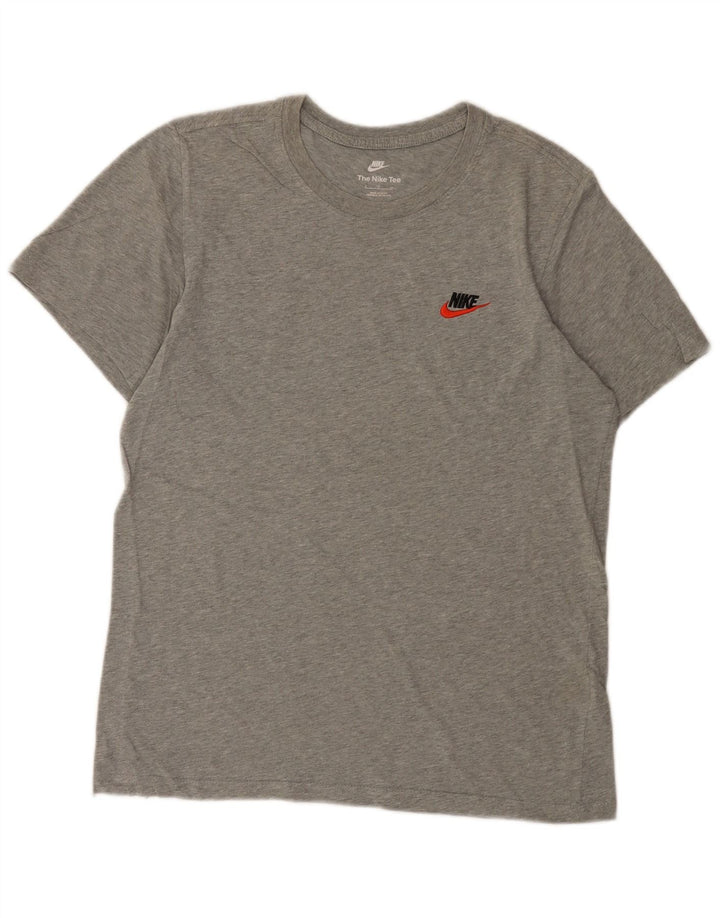 Nike T-Shirt Homme Petit Gris Coton
