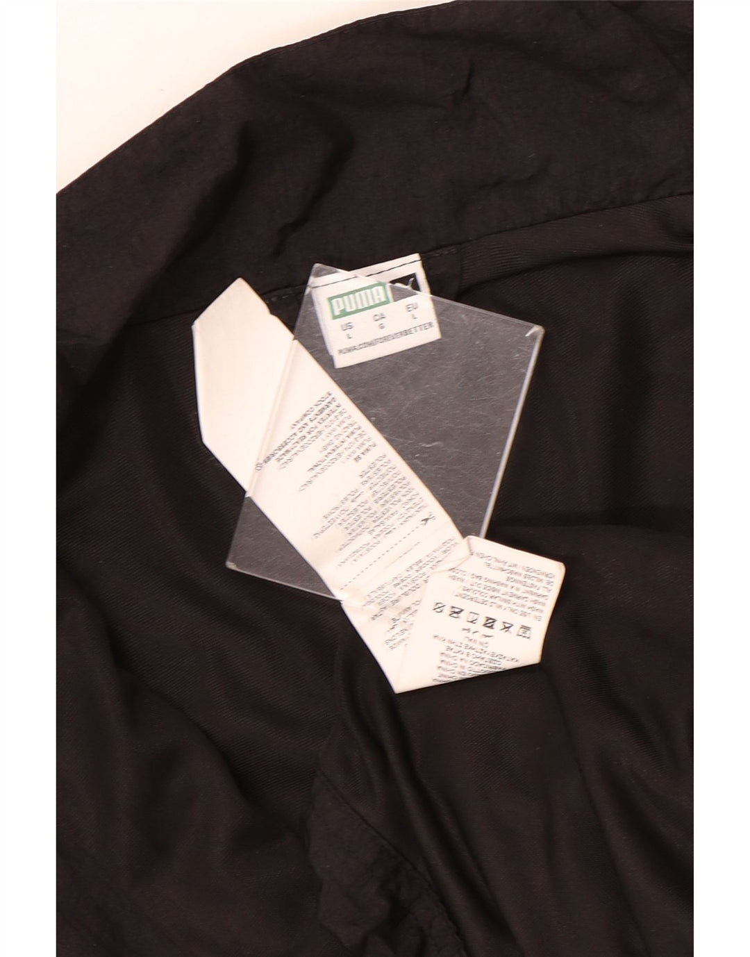 PUMA Veste de survêtement surdimensionnée Crop Graphic pour femme UK 16 Large Noir