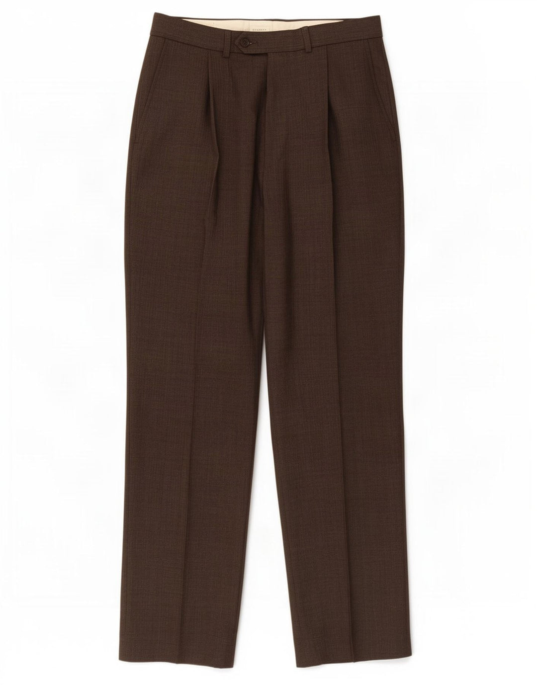 Marks & Spencer Pantalon de costume pour homme W32 L31 Marron Polyester