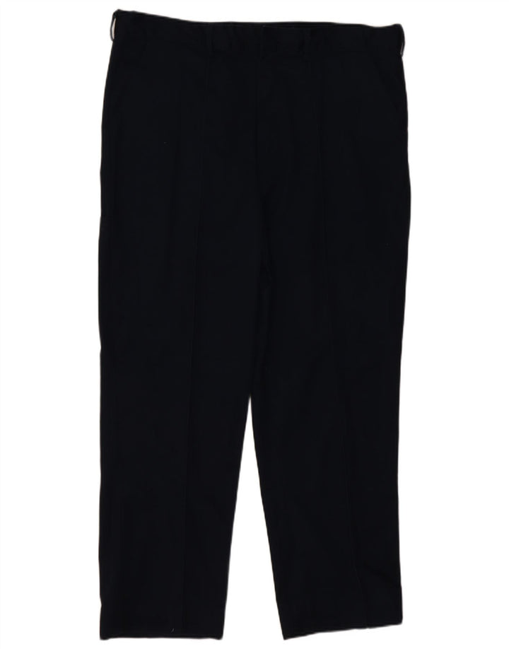 Dickies Pantalon de Costume Droit Homme W40 L28 Bleu Marine Polyester Classique