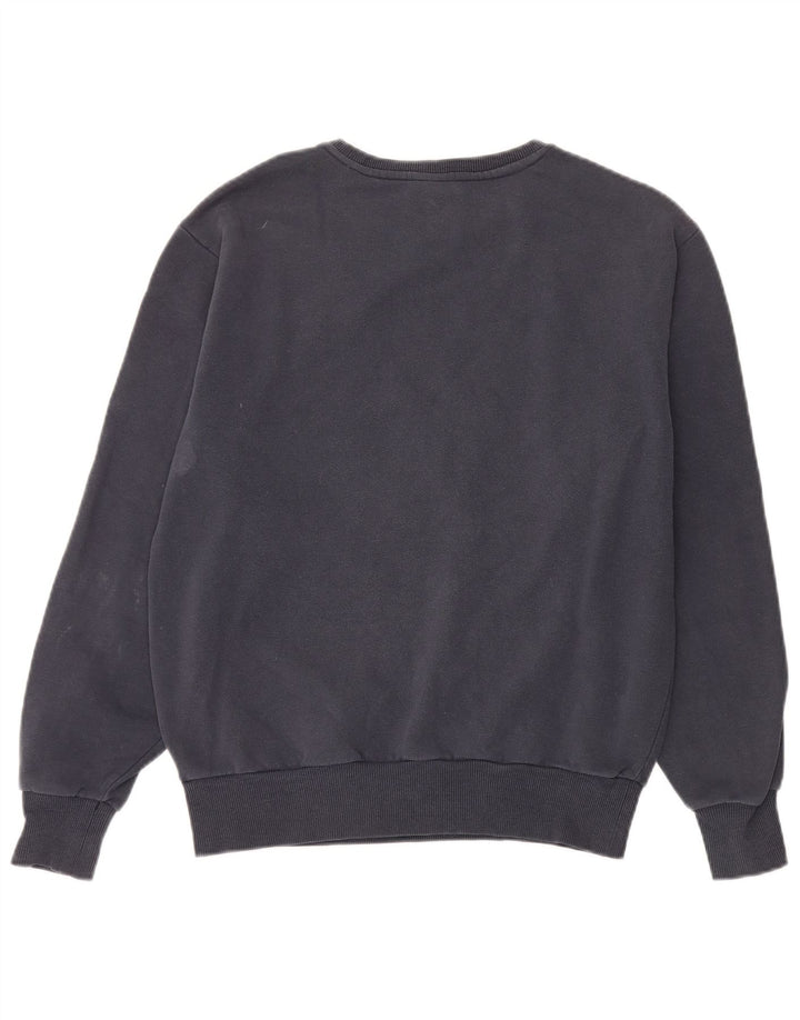 Ellesse Sweatshirt Jumper Medium Bleu Marine Coton Homme