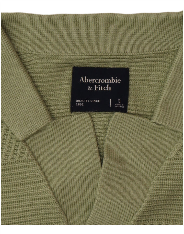 Abercrombie & Fitch Chemise en tricot à manches courtes pour homme Petit vert