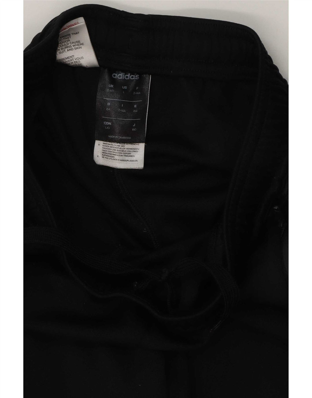 Adidas Pantalon de Survêtement Climalite Garçon 13-14 Ans Noir Polyester