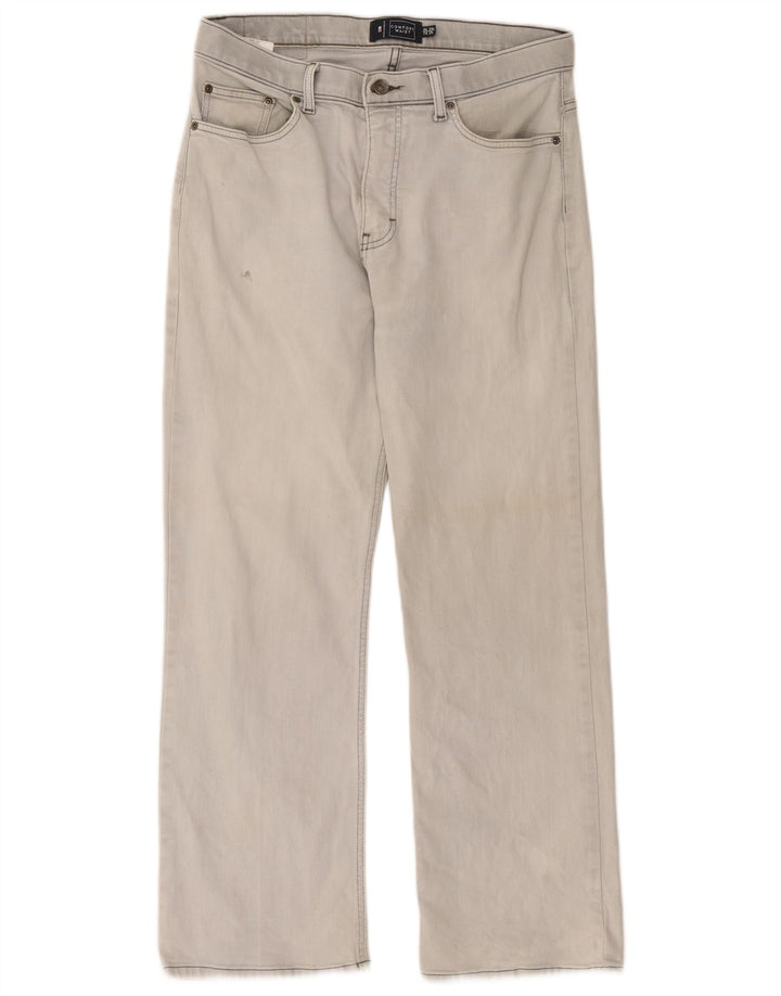 Marks & Spencer Jean droit Blue Harbor homme W34 L29 coton gris