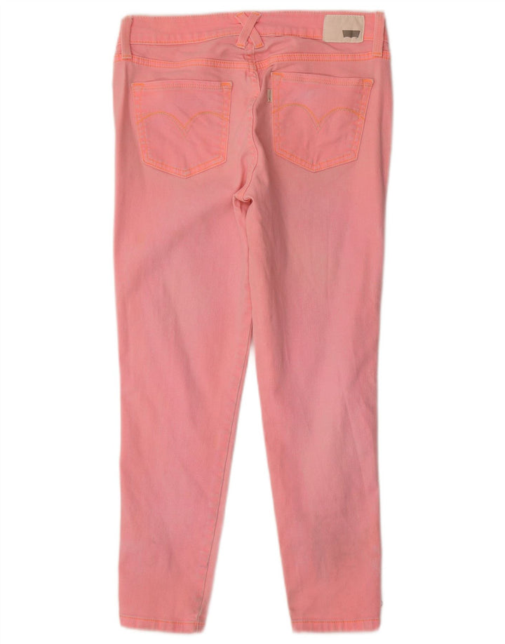 LEVI'S Jean skinny legging court femme W29 L25 coton rose
