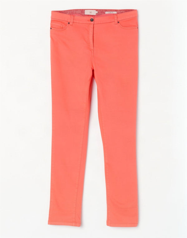Dack's Pantalon décontracté coupe slim pour femme IT 46 Large W34 L30 Coton rose