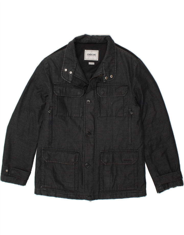 GEOX Pardessus Respira pour homme UK 44 2XL Gris Polyester