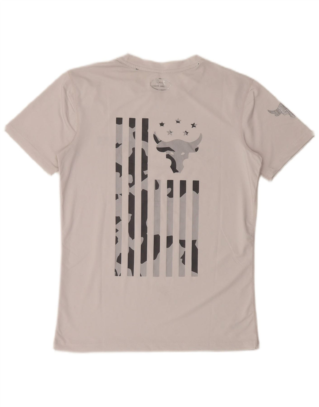 Under Armour T-Shirt Heat Gear Graphic Homme Blanc Moyen Polyester