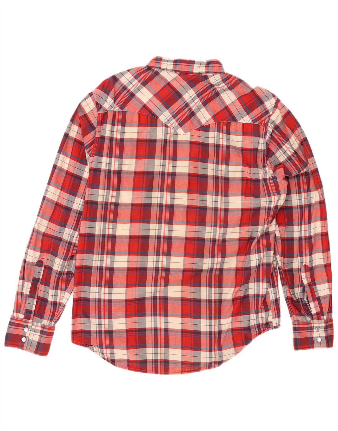 LEVI'S Chemise Flanelle Homme Grand Carreau Rouge Coton