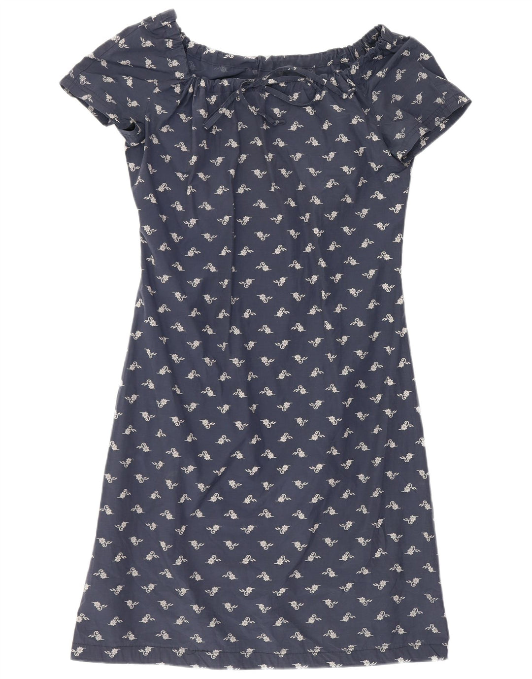 Superga Robe à épaules dénudées pour femme UK 8 Small Bleu marine