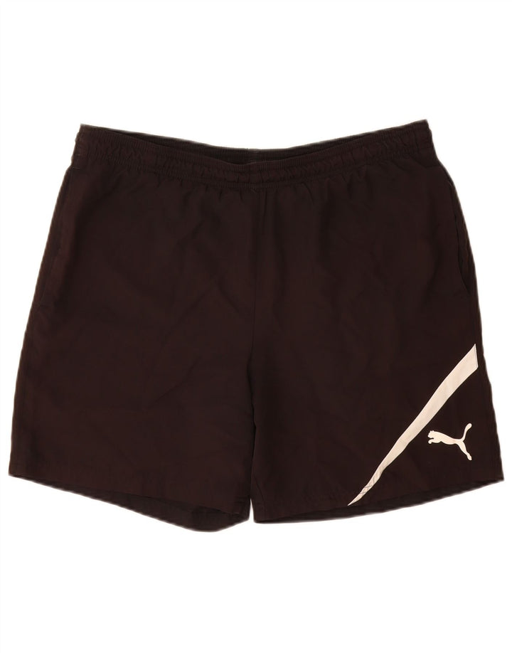 Puma Short de Bain Homme Noir Moyen Polyester