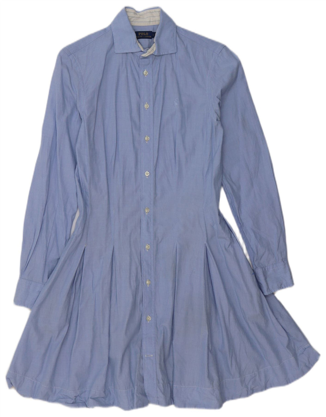 POLO RALPH LAUREN Robe chemise pour femme US 4 Small Bleu